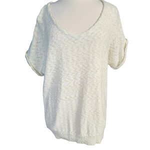 Tommy Hilfiger Lightweight Cream Sweater Size XL